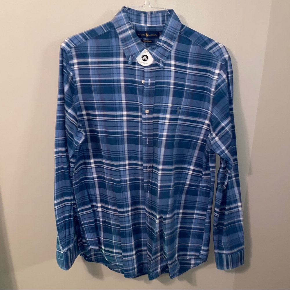 RALPH LAUREN BUTTON UP LARGE